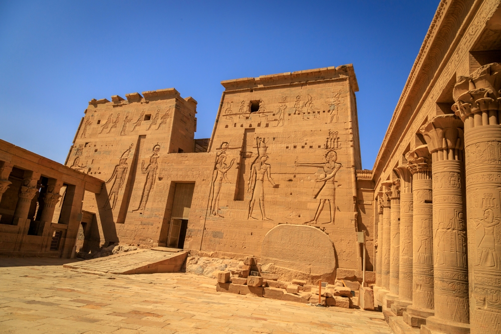 A,Walt,To,And,From,Philae,Temple.,This,Temple,Is